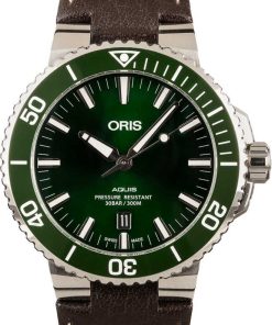 HandMade The Oris Aquis Date Leather Band