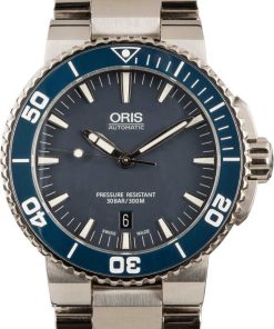 HandMade The Oris Aquis Date Blue Ceramic Bezel