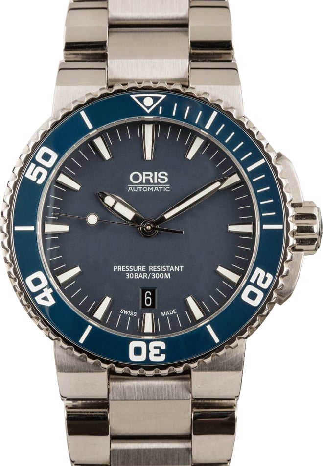 HandMade The Oris Aquis Date Blue Ceramic Bezel