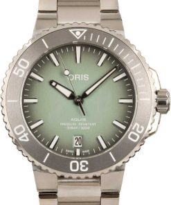 HandMade The Oris Aquis Date Stainless Steel Band