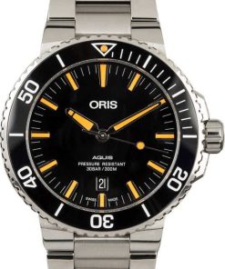 HandMade The Oris Aquis Date Orange Index Markers