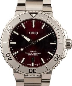 HandMade The Oris Aquis Date Relief Red Dial