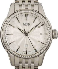 HandMade The Oris Artelier Date Diamonds Stainless Steel