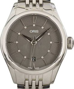 HandMade The Oris Artelier Date Grey Diamond Dial