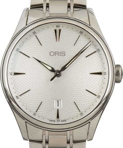 HandMade The Oris Artelier Date Silver