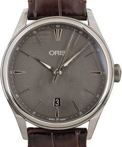 HandMade The Oris Artelier Date Stainless Steel & Grey Dial
