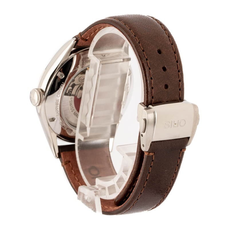 HandMade The Oris Artelier Date Stainless Steel Blue Dial - Image 3