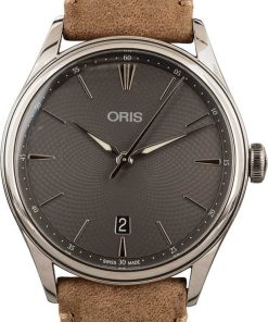 HandMade The Oris Artelier Date Stainless Steel Grey Dial