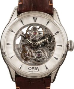 HandMade The Oris Artelier Skeleton Leather Strap