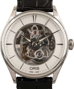 HandMade The Mens Oris Artelier Skeleton Stainless Steel