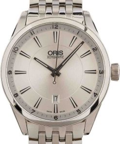 HandMade The Oris Artix Date Stainless Steel Silver Dial