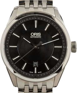 HandMade The Mens Oris Artix Date Black Dial