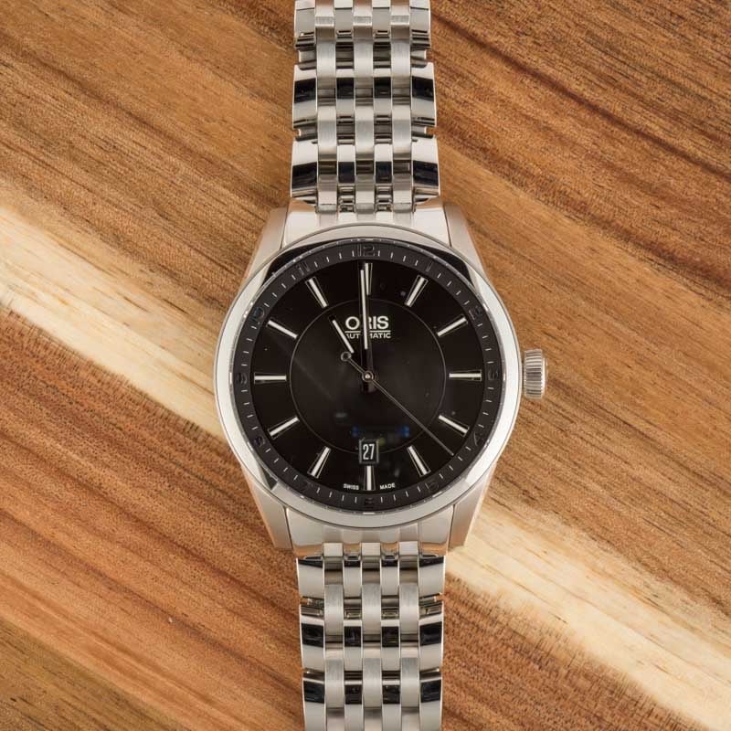 HandMade The Mens Oris Artix Date Black Dial - Image 6