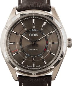 HandMade The Oris Artix GT Day Date Leather Strap
