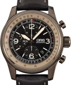 HandMade The Oris Big Crown X1 Calculator Grey Plated Stainless Steel & Black Dial