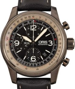 HandMade The Oris Big Crown X1 Calculator Grey Plated Stainless Steel