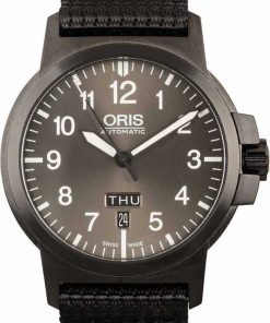 HandMade The Oris BC3 Advanced, Day Date Black Plated Stainless Steel