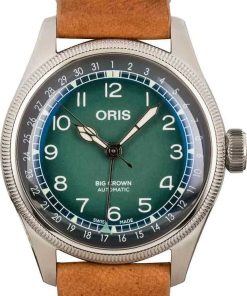 HandMade The Oris x Cervo Volante Big Crown Green Dial