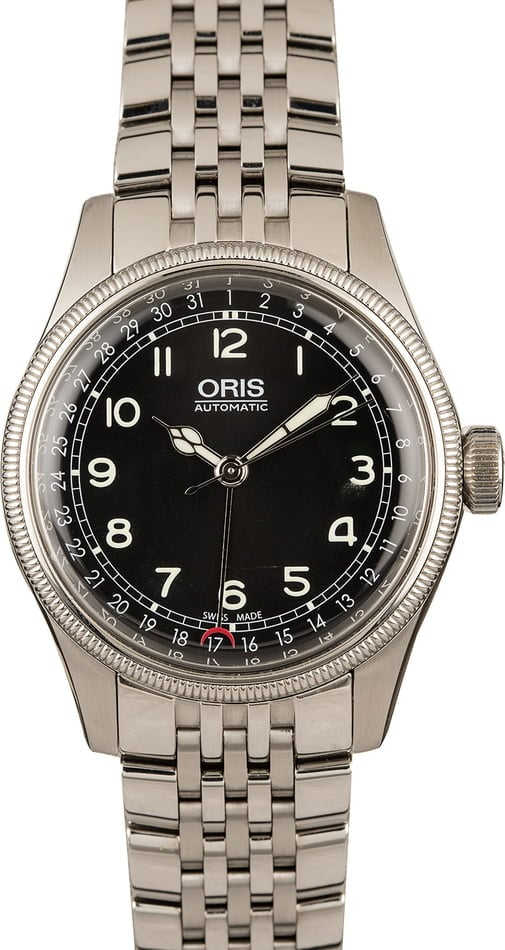 HandMade The Oris Big Crown Pointer Date Black Dial