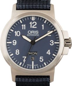 HandMade The Oris BC3 Advanced Day Date Textile Band