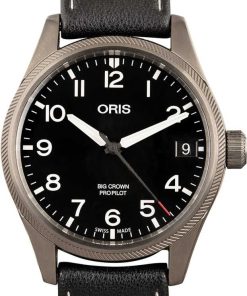 HandMade The Oris Big Crown ProPilot Big Date Leather Band