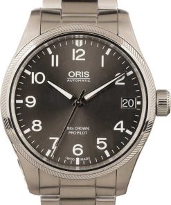 HandMade The Oris Big Crown ProPilot Big Date Grey Dial Stainless Steel