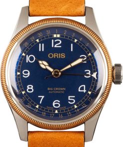 HandMade The Oris Big Crown Pointer Date Blue Arabic Dial