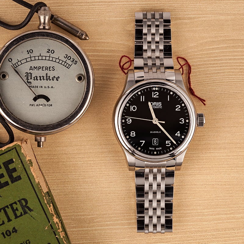 HandMade The Oris Classic Date Black Dial - Image 4