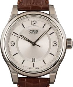 HandMade The Oris Classic Date Silver Dial
