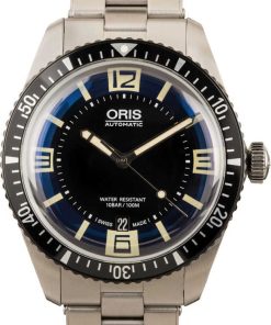 HandMade The Oris Diver Sixty-Five Stainless Steel Blue Dial