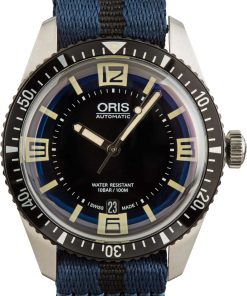 HandMade The Oris Divers Sixty-Five 40MM Stainless Steel on Textile Strap