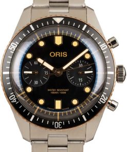 HandMade The Oris Divers Sixty-Five Chronograph Steel & Bronze
