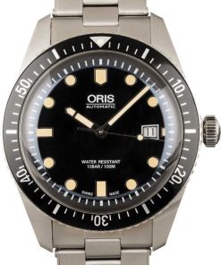 HandMade The Oris Divers Sixty-Five Stainless Steel Band