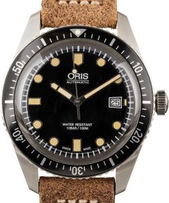 HandMade The Oris Divers Sixty Five Black Luminous Dial