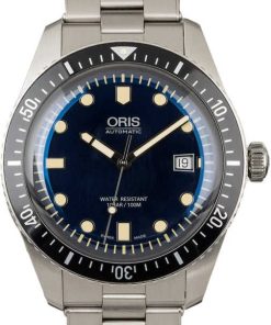 HandMade The Oris Divers Sixty-Five Blue Dial Date