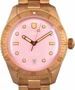 HandMade The Oris Divers Sixty-Five Bronze Pink Dial