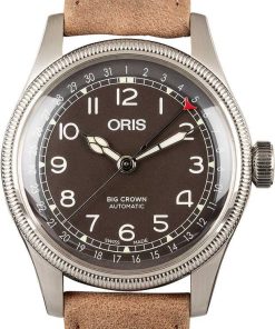 HandMade The Mens Oris Big Crown Pointer Date