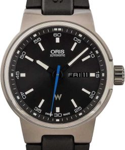 HandMade The Oris Williams Day Date Stainless Steel Black Dial