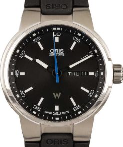 HandMade The Oris Williams Day Date Rubber Strap