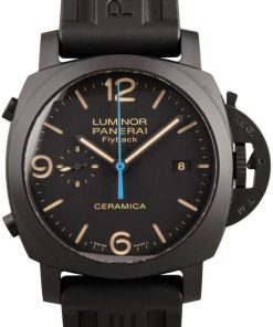HandMade The Panerai Luminor Chrono Flyback Black Ceramic