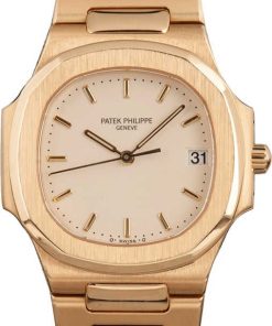 HandMade The Patek Philippe Nautilus 18k Yellow Gold