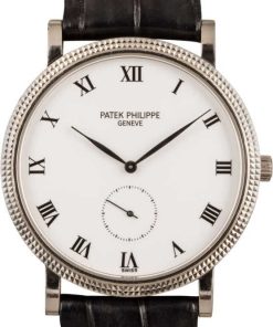 HandMade The Patek Philippe Calatrava White Roman Dial