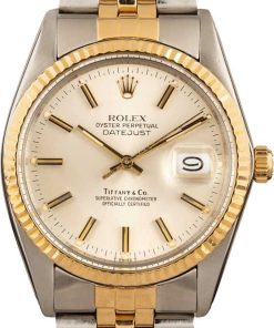 HandMade The Rolex 36MM Datejust 16013 Silver Dial