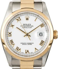 HandMade The Rolex Datejust 16203 White Roman Dial