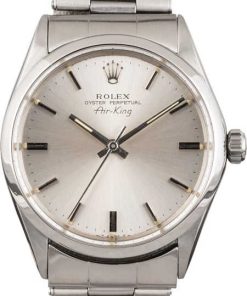 HandMade The Rolex Air King Oyster 5500 Silver Dial