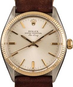 HandMade The Rolex Air-King 5501 Silver Dial Watch T