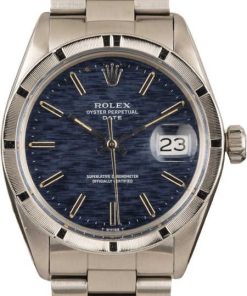 HandMade The Rolex Date 1501 Blue Textured Dial