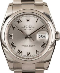 HandMade The Rolex Datejust 116200 Silver Roman Dial