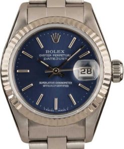 HandMade The Rolex Ladies Datejust 79190 Blue Dial