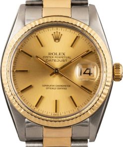 HandMade The Rolex Two-Tone Datejust 16013 Oyster